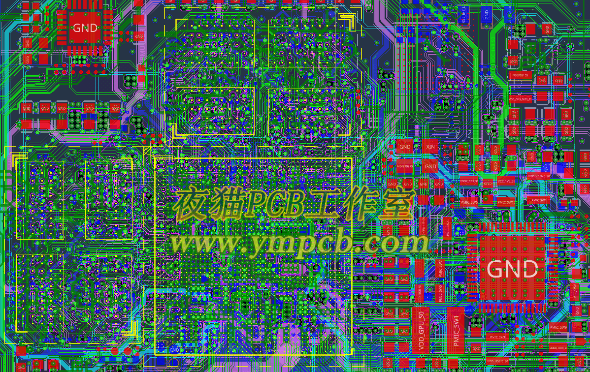 rockchip RK3588 RK3588S 10HDI PCB PCB layout