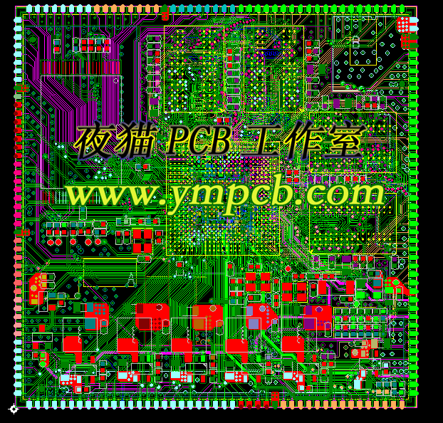 S5PV210 邮票孔 核心板 PCB layout设计 核心板 PCB外包
